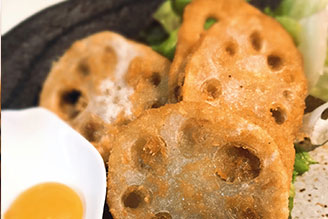蓮根の挟み揚げ
